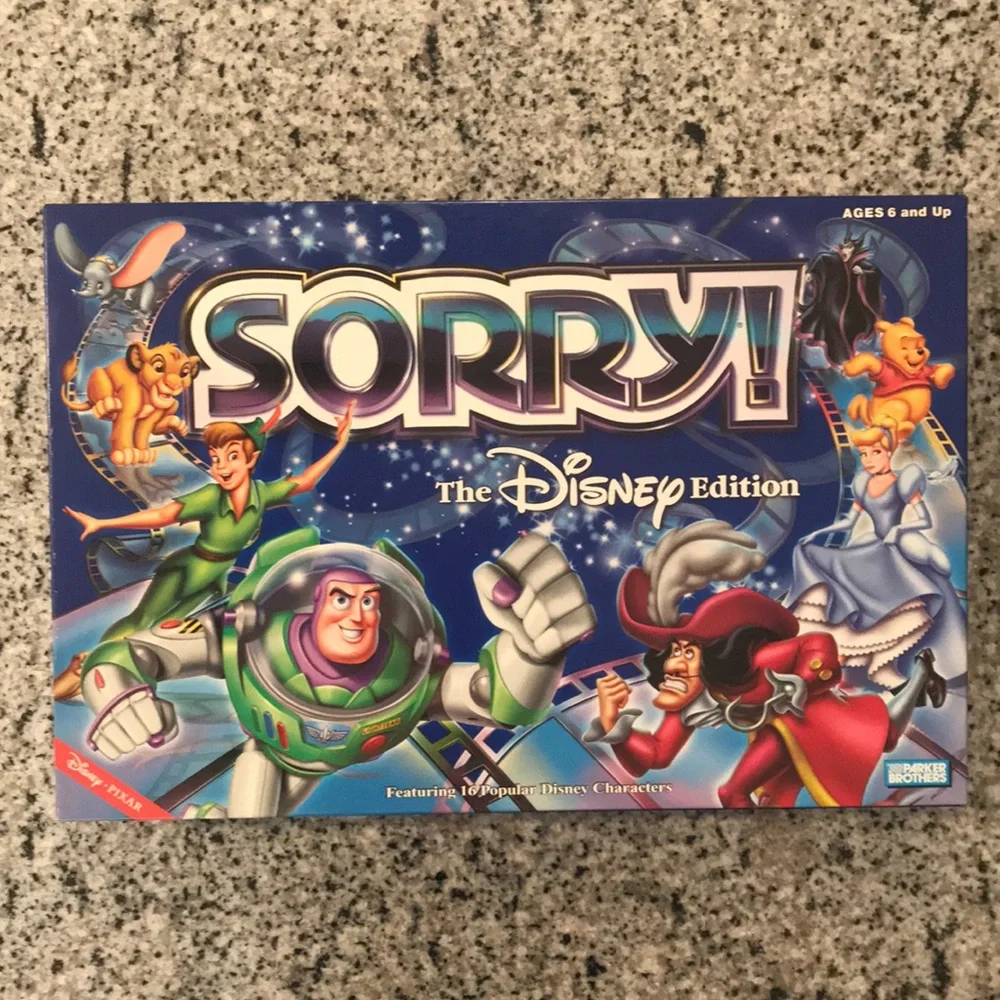 Vintage Disney-Themed Sorry Game